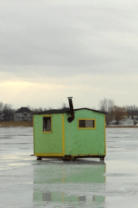 ice fishing shack