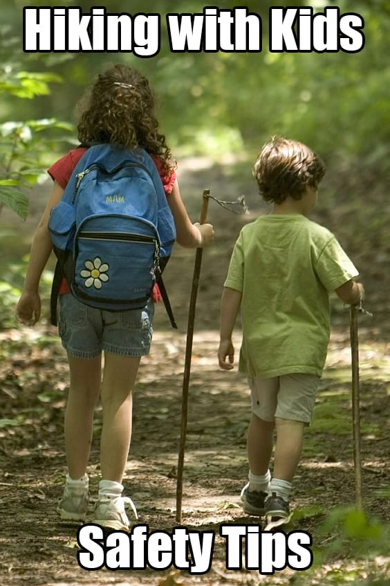 safety tips hiking ith kids